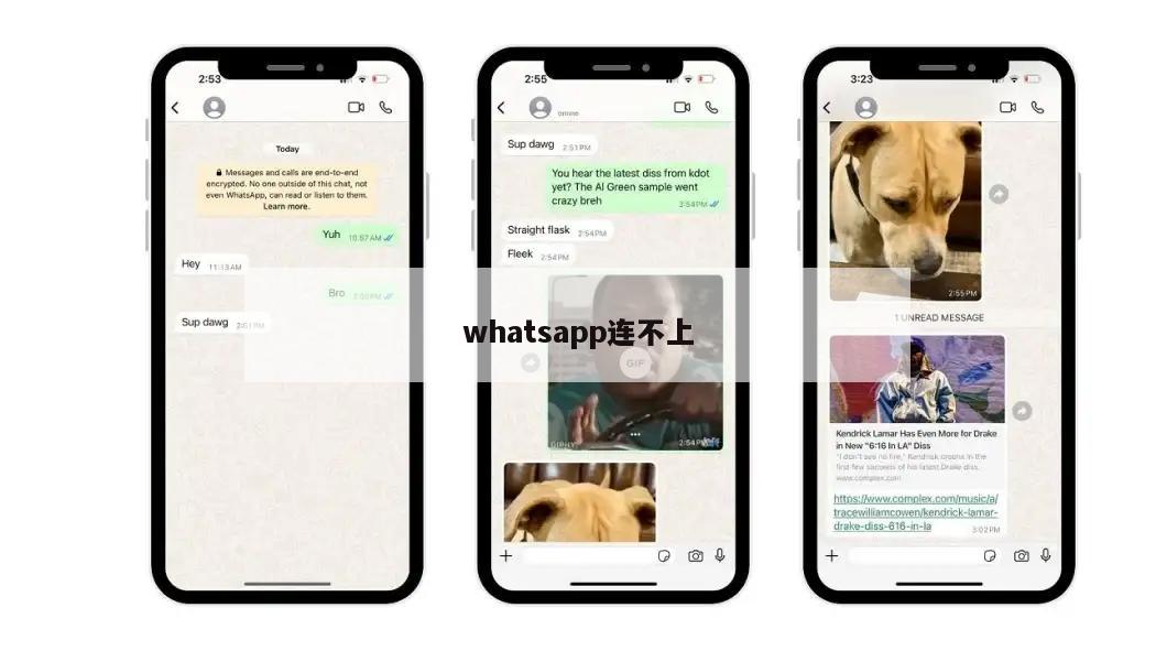 whatsapp连不上